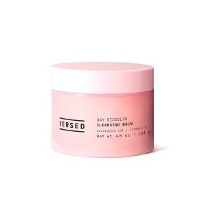 Versed Day Dissolve Cleansing Balm, Jumbo – Residue-Free Makeup Remover & Milk Cleanser with Eucalyptus Oil + Vitamin E – Eye Safe Oil Based Balm Cleanser for All Skin Types – Vegan (4.6 Oz)