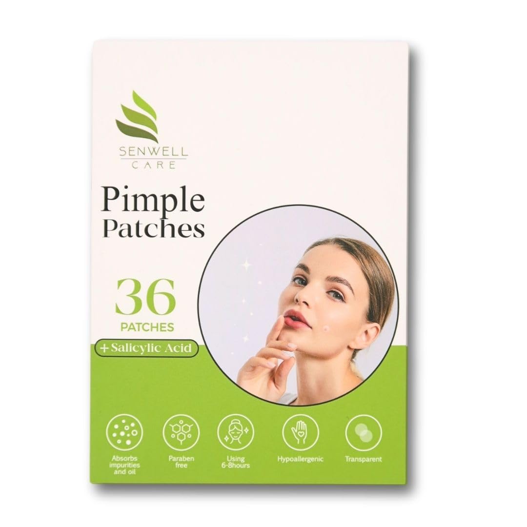 Pimple Patches – Hydrocolloid Acne Transparent Patch for Covering Zits and Blemishes, Spot Stickers for Face and Skin (36 Count) Pimple Patches – Hydrocolloid Acne Transparent Patch for Covering Zits and Blemishes, Spot Stickers for Face and Skin (36 Count)