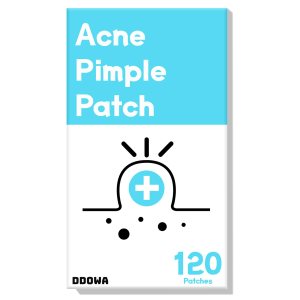 Hydrocolloid Acne Pimple Patch – 120 Patches, Size 10mm & 12mm – Fast-Acting & Cleansing Zit, Blemish & Spot Treatment – Covers & Cleans Pores – Acne Skin Care Formula for Face, Nose, Forehead
