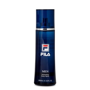 FILA Refreshing Body Spray for Men – Cool, Clean, Fresh Men’s Fragrance – Infused With Notes Of Bergamot, Cardamom, and Pepper – Trendy, Rectangular, Streamlined, Portable Bottle Design – 8.4 Oz