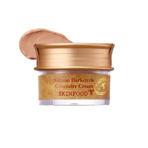 SKINFOOD Salmon Dark Circle Concealer Cream #2 – Concealer for Dark Circles – Under Eye Concealer for Dark Spots and Wrinkles – Full Coverage Under Eye Concealer – 0.35 Oz/10 g (Salmon Beige)