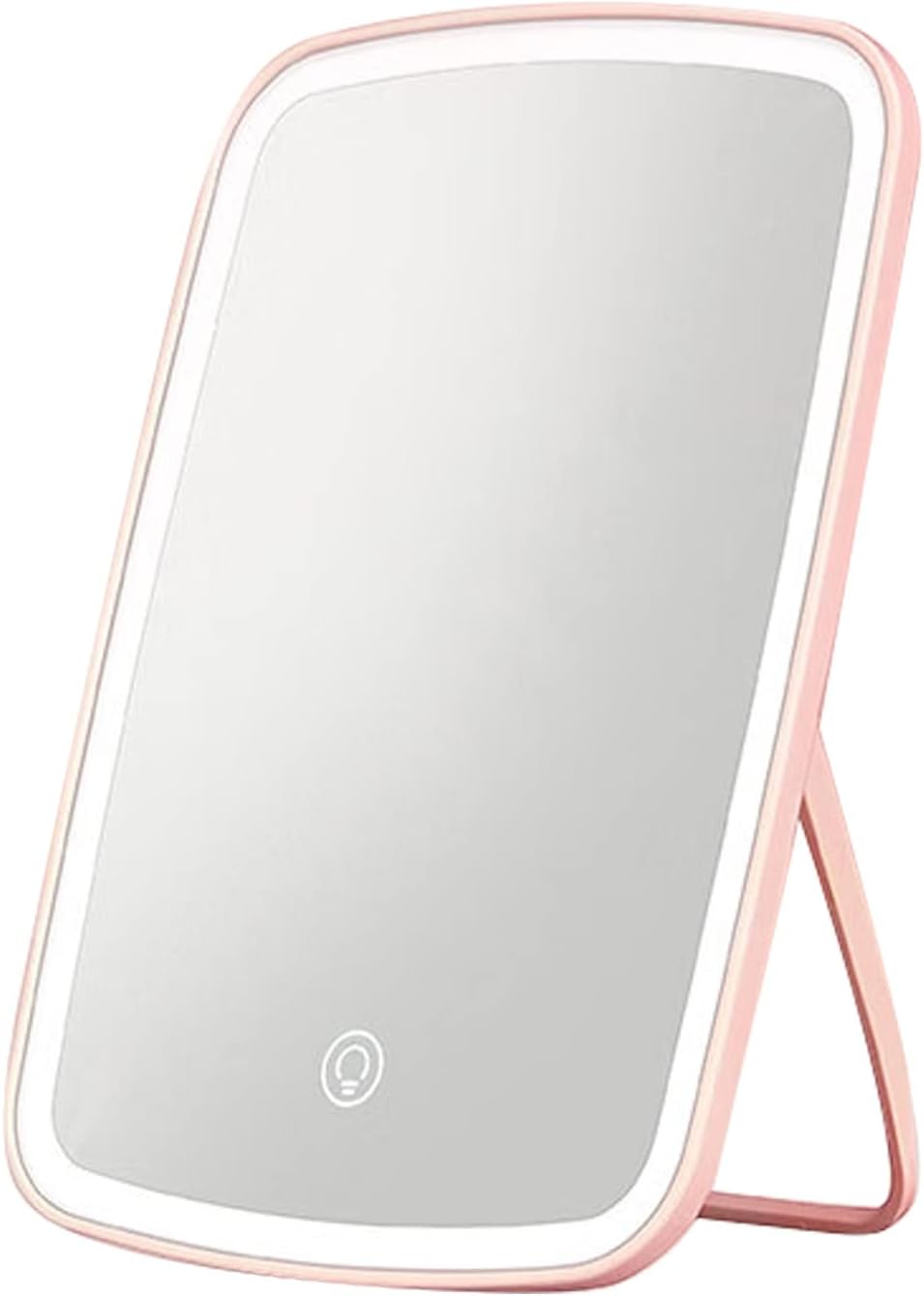 Jordan&Judy Makeup Vanity Mirror with 42 Led Lights, 9.5in Touch Control with Brightness Adjustable, 3 Color Lighting,USB Rechargeable 2400mA Batteries Portable Travel Mirror (Pink) Jordan&Judy Makeup Vanity Mirror with 42 Led Lights, 9.5in Touch Control with Brightness Adjustable, 3 Color Lighting,USB Rechargeable 2400mA Batteries Portable Travel Mirror (Pink)