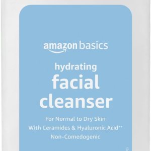 Amazon Basics – Hydrating Facial Cleanser with Ceramides & Hyaluronic Acid, 12 Fl Oz, Pack of 1