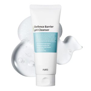 PURITO Defence Barrier Ph Cleanser 150ml/5.1 fl.oz Sensitive Skin, Oil Control, Pore Cleansing, Refreshening, Low pH 5.5, Gentle Cleanser, lightweight