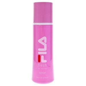 Fila Fresh for Women – Intense, Refreshing Designer Body Spray Fragrance – Infused With Notes Of Lemon, Strawberry, And Rose – Intense, Long Lasting Scent Arriving In Pink Glass Bottle – 8.4 Oz