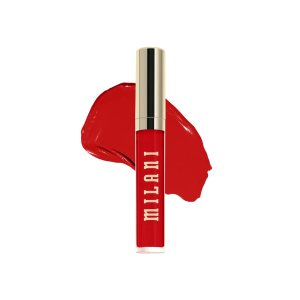 Milani Stay Put Longwear Liquid Lipstick – Smudge-Proof, Kiss-Proof, and Fade-Resistant Formula for All-Day Wear – Red Flag