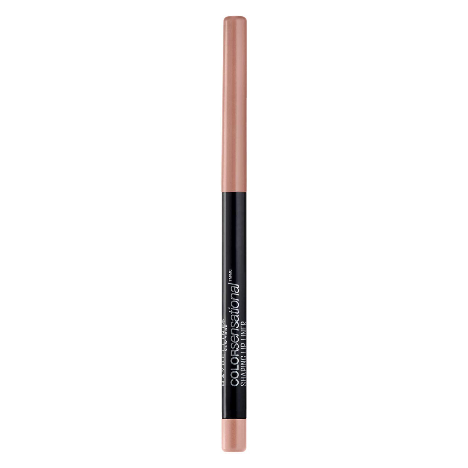 Maybelline Color Sensational Shaping Lip Liner with Self-Sharpening Tip, Nude Whisper, Nude, 1 Count Maybelline Color Sensational Shaping Lip Liner with Self-Sharpening Tip, Nude Whisper, Nude, 1 Count