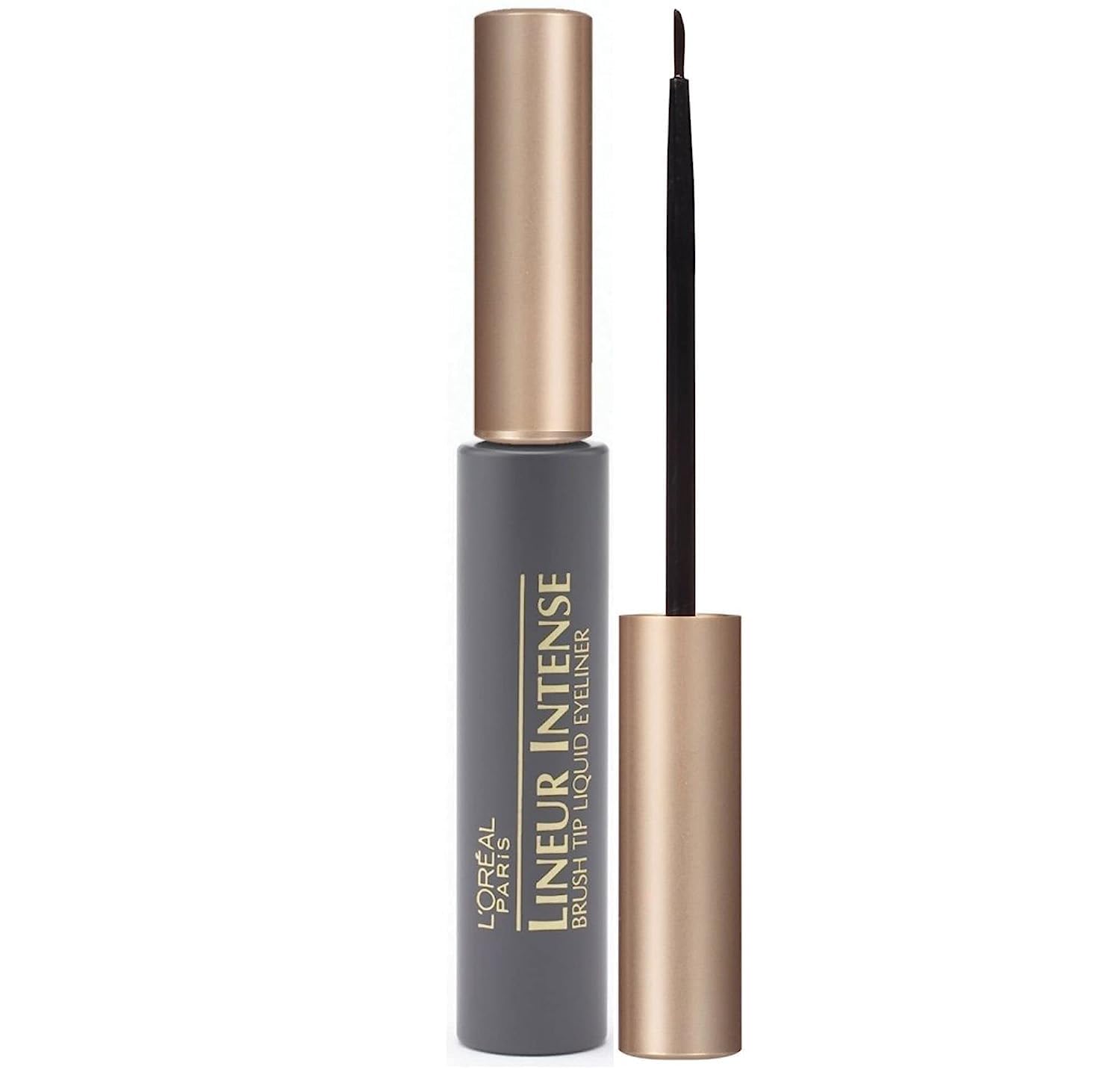 L’Oreal Paris Lineur Intense Brush Tip Liquid Eyeliner, Black, 0.24 fl; oz; (Packaging May Vary) L’Oreal Paris Lineur Intense Brush Tip Liquid Eyeliner, Black, 0.24 fl; oz; (Packaging May Vary)