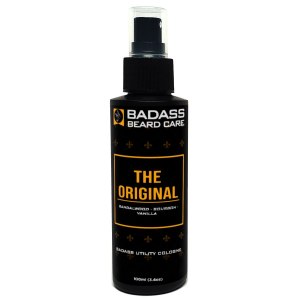 Badass Beard Care Beard Utility Cologne – THE ORIGINAL, 3.4 oz – All Natural Ingredients to Keep your Beard Fresh