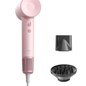 Laifen Hair Dryer SE, 200 Million Negative Ionic Blow Dryer with 105,000 RPM Brushless Motor 1400W Powerful Fast Drying High-Speed Low Noise Hairdryer with Magnetic Attachments