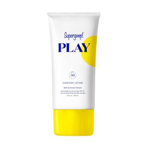 Supergoop! PLAY Everyday SPF 30 Lotion, 5.5 oz – Broad Spectrum Sunscreen for Sensitive Skin – Water & Sweat Resistant Body & Face Sunscreen – Clean Ingredients – Great for Active Days