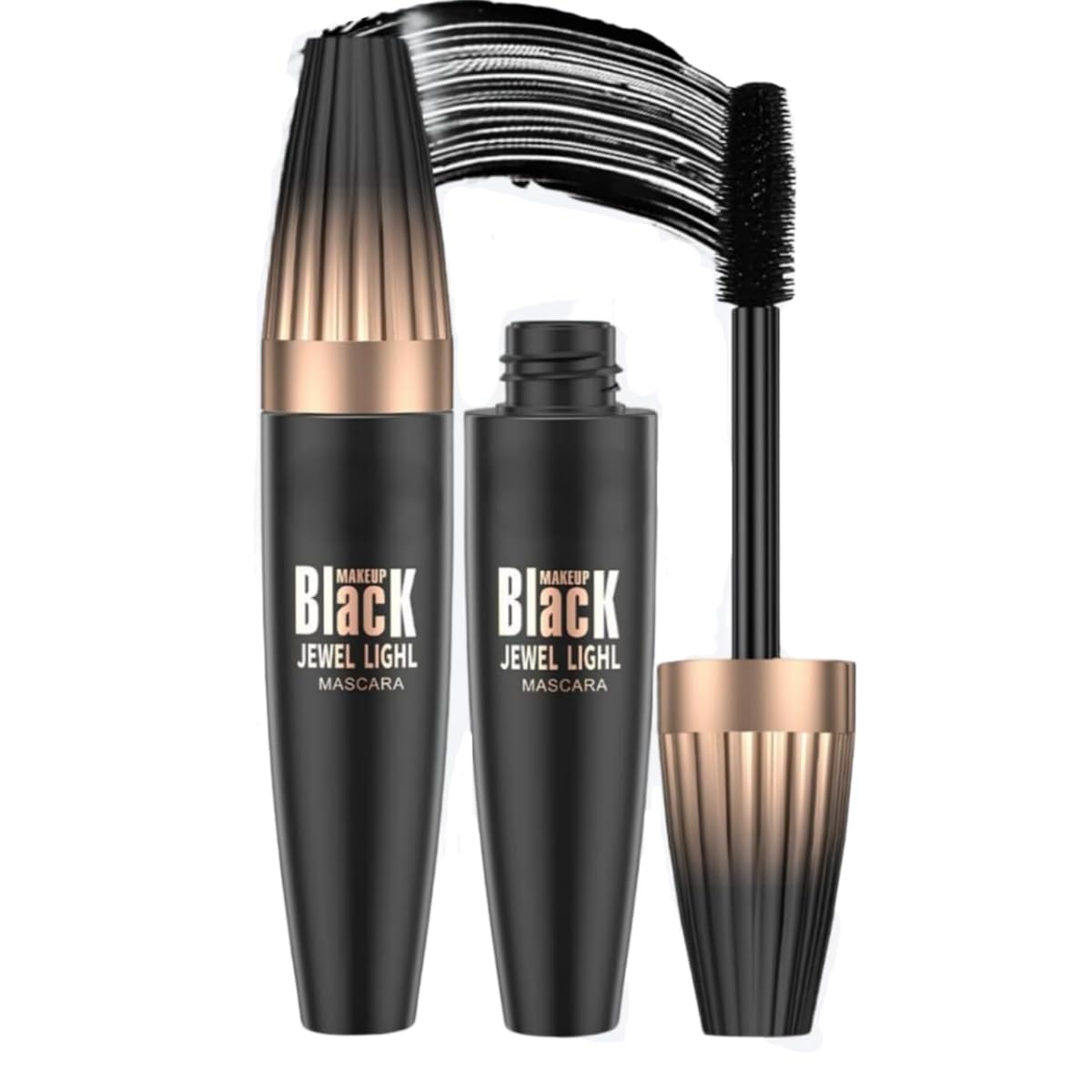 4D Silk Fiber Lash Mascara Black -5x Natural Volume & Length Liquid black Mascara with Fiber Extensions for Thickening, Waterproof & Smudge-proof Full and Soft Lashes (1) 4D Silk Fiber Lash Mascara Black -5x Natural Volume & Length Liquid black Mascara with Fiber Extensions for Thickening, Waterproof & Smudge-proof Full and Soft Lashes (1)