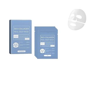 Seneva Collagen Mask, Deep Collagen Anti Wrinkle Lifting Mask, Bio Collagen Face Mask, Hydrating Firming Overnight Hydrogel Mask, Hyaluronic Acid Collagen Lifting Mask (4Pcs)