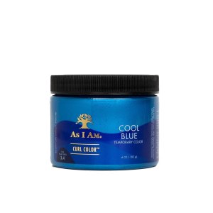 As I Am Curl Color – Cool Blue – 6 ounce – Color & Curling Gel – Temporary Color – Medium Hold – with Jamaican Black Castor Oil, Ceramides, & Betaine – Vegan & Cruelty Free