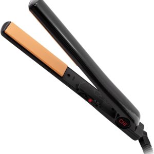 CHI Tourmaline Ceramic Series Flat Iron, Hair Straightener For Silky Smooth Hair, Ideal For Straightening Or Curling Hair, 1″ Iron