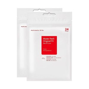 Acne Pimple Patch Absorbing Hydrocolloid Original Patches for Blemishes and Zits Cover, Spot Stickers for Face and Body, Not Tested on Animals (2PC, One Size)
