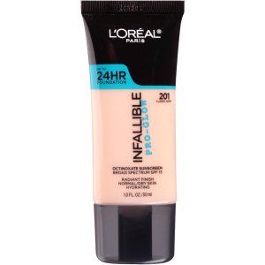 L’Oreal Paris Makeup Infallible Up to 24HR Pro-Glow Foundation, Classic Ivory, 1 Ounce
