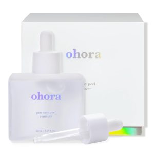 ohora Easy Peel Remover – Semi-Cured Gel Nail Strip Remover with Hygienic Dropper | Non-Drying, Nourishing Formula | Vegan, Cruelty-Free, and Hypoallergenic | Swiftly Removes Gel Strips