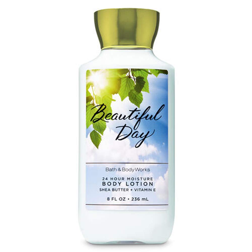 Bath & Body Works Beautiful Day 2019 Edition 24 hour Moisture Super Smooth Body Lotion with Shea Butter, Coconut Oil and Vitamin E 8 fl oz / 236 mL Bath & Body Works Beautiful Day 2019 Edition 24 hour Moisture Super Smooth Body Lotion with Shea Butter, Coconut Oil and Vitamin E 8 fl oz / 236 mL