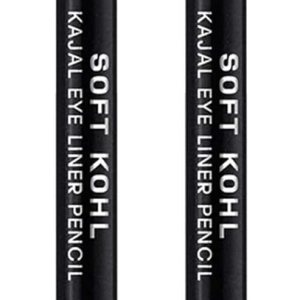 Rimmel Soft Kohl Kajal Eyeliner in Jet Black, 2 Count (Pack of 1)