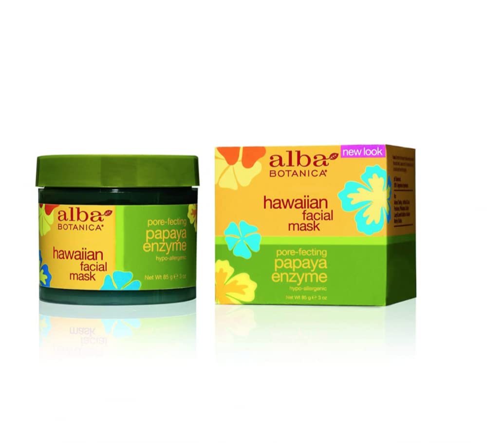 Alba Botanica Hawaiian Facial Mask, Papaya Enzyme, 3 Oz Alba Botanica Hawaiian Facial Mask, Papaya Enzyme, 3 Oz