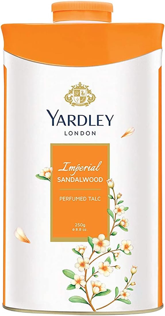 Yardley Sandalwood Perfumed Talc, 250 g Yardley Sandalwood Perfumed Talc, 250 g