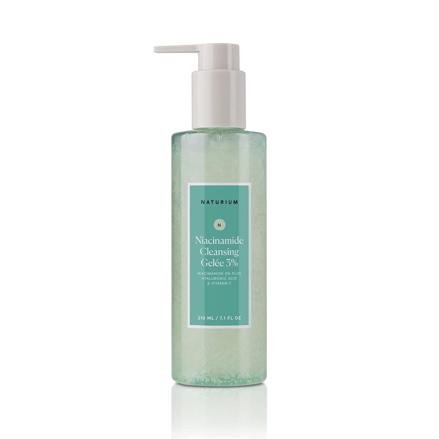 Naturium Niacinamide Cleansing Gelée 3% Plus Hyaluronic Acid & Vitamin C, Gentle & Smoothing Face Wash, 7.1 oz Naturium Niacinamide Cleansing Gelée 3% Plus Hyaluronic Acid & Vitamin C, Gentle & Smoothing Face Wash, 7.1 oz