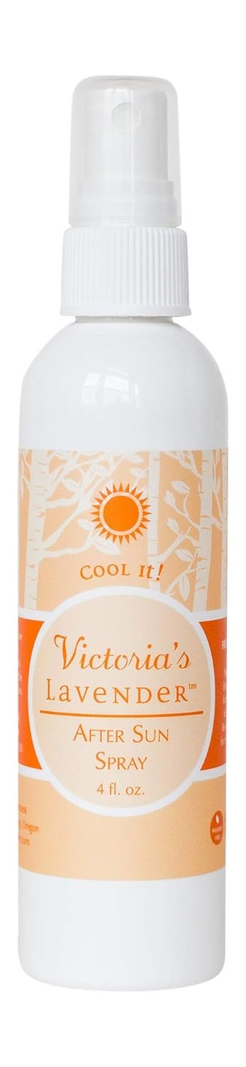 Victoria’s Lavender Organic Aloe Vera Spray – For Sunburn, Hot Flashes & Post Workout Cooling, Contains Aloe Vera Gel & Pure Lavender Essential Oil, Refreshing Spray Moisturizer for Body – 4 fl oz Victoria’s Lavender Organic Aloe Vera Spray – For Sunburn, Hot Flashes & Post Workout Cooling, Contains Aloe Vera Gel & Pure Lavender Essential Oil, Refreshing Spray Moisturizer for Body – 4 fl oz