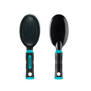 Conair Salon Results Hairbrush for Men and Women – Detangling Hair brush – Hairbrush for all hair types – Wire Bristles and Cushion Base