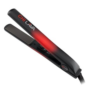 CHI Original Lava Ceramic Flat Iron, Hair Straightener For An Even & Smooth Finish, Lower Temperature, 11 Foot Cord For Convenience, 1″ Iron