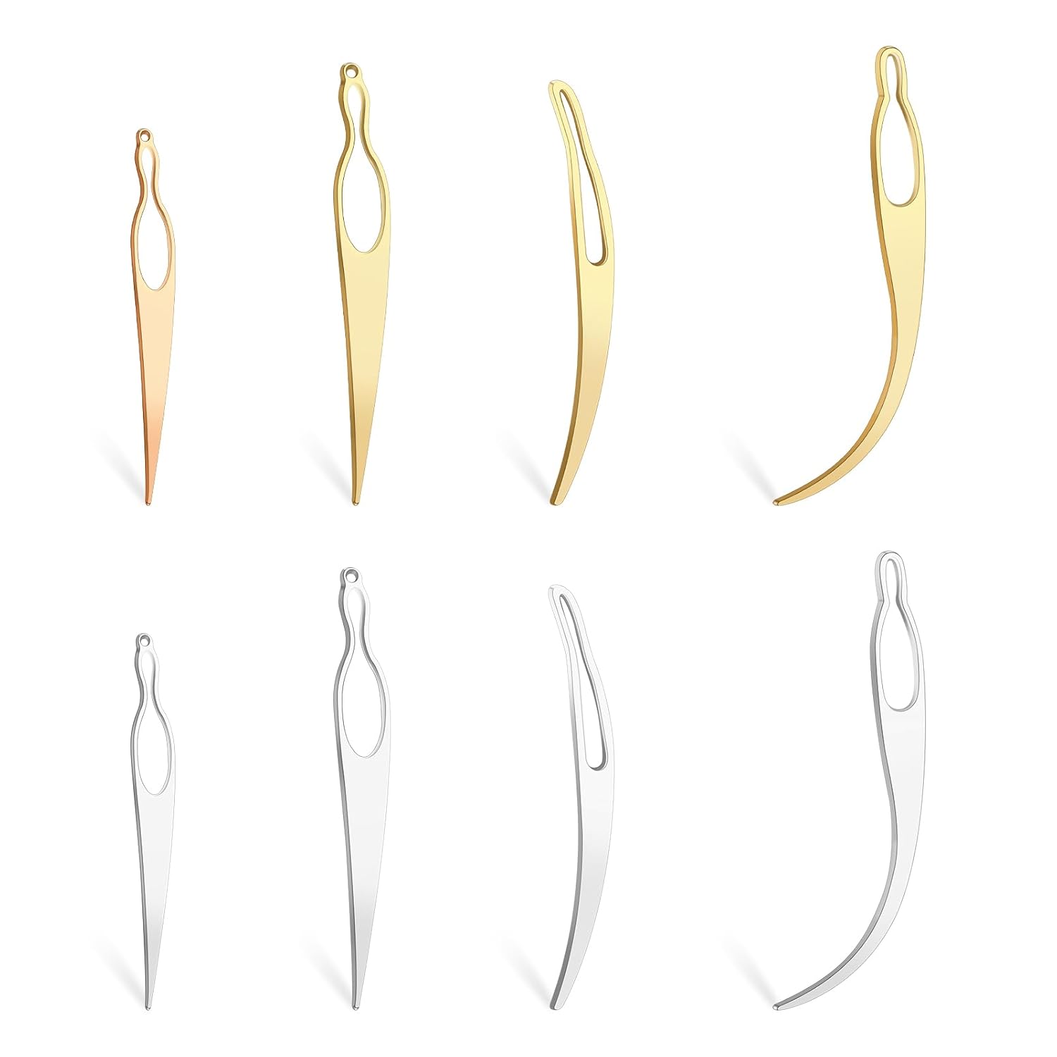 8PCS Interlocking Tool for Locs, 4 Styles Sister Locks Locking Tool, Microlocs Retighten Tool, Loc Needle for Interlocking Dreads Hair Tightening Accessory (Gold&silver) 8PCS Interlocking Tool for Locs, 4 Styles Sister Locks Locking Tool, Microlocs Retighten Tool, Loc Needle for Interlocking Dreads Hair Tightening Accessory (Gold&silver)