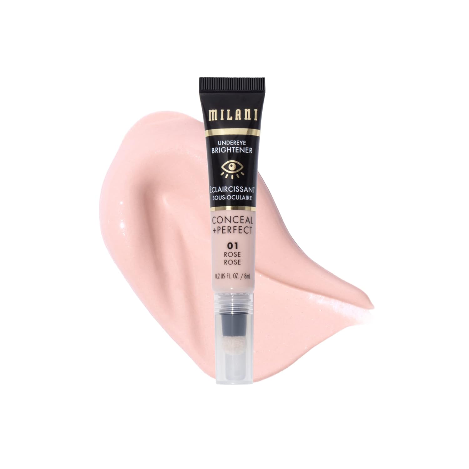 Milani Conceal + Perfect Undereye Brightener for Treating Dark Circles, Face Lift Collection – Rose Milani Conceal + Perfect Undereye Brightener for Treating Dark Circles, Face Lift Collection – Rose
