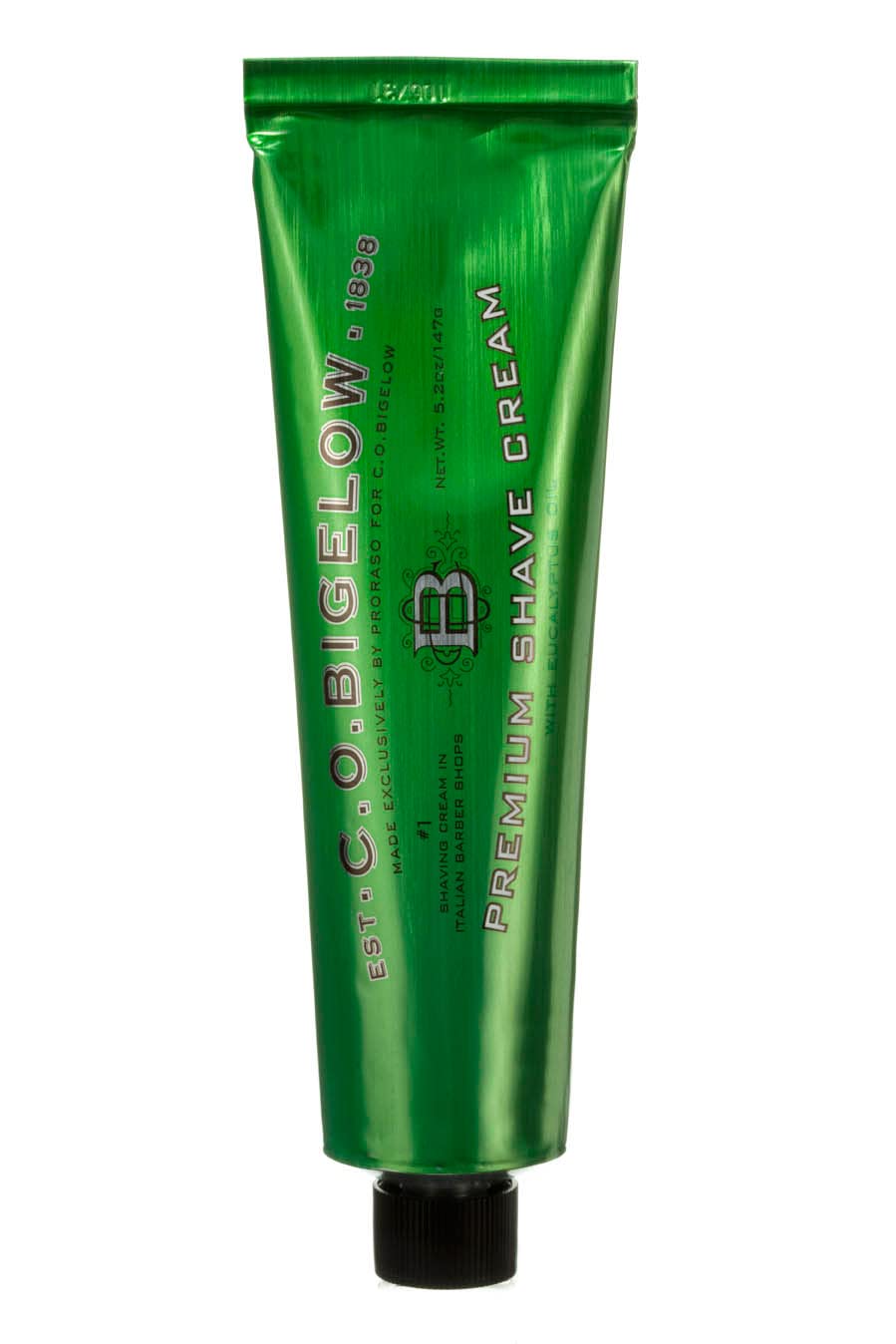 C.O. Bigelow Shaving Cream for Men, Premium Shave Cream, 5.2 Oz. with Eucalytpus & Coconut Oil to Protect Against Razor Burn and Irritation, For All Skin Types C.O. Bigelow Shaving Cream for Men, Premium Shave Cream, 5.2 Oz. with Eucalytpus & Coconut Oil to Protect Against Razor Burn and Irritation, For All Skin Types