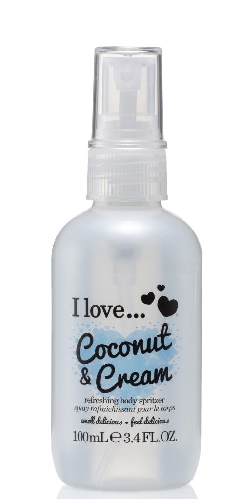 I Love Coconut and Cream Refreshing Body Spritzer – Body Mist Fragrance – Long Lasting Body Spray with Tropical Coconut and Cream Scent – 3.4 oz I Love Coconut and Cream Refreshing Body Spritzer – Body Mist Fragrance – Long Lasting Body Spray with Tropical Coconut and Cream Scent – 3.4 oz