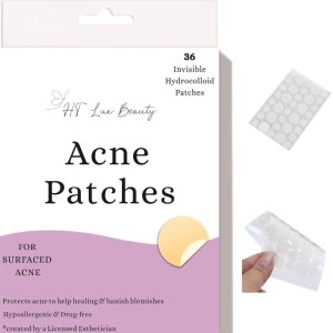 Acne Patches, Invisible Spot Cover – Hydrocolloid Pimple Patches for Face and Blemishes, Absorbing Patch, Breakouts Spot Treatment for Skin Care, Facial Stickers, 2 Sizes (36 Count)