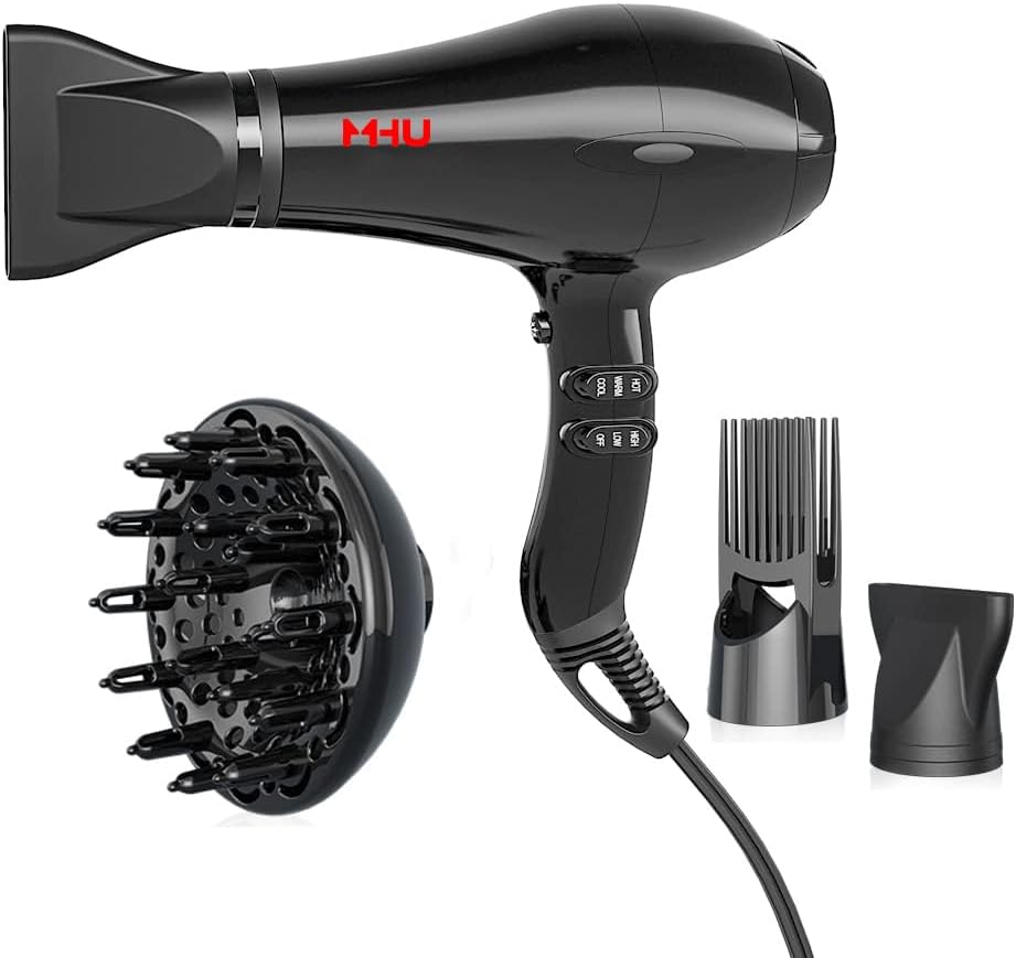 Professional Negative Ionic Hair Dryer 1875W Powerful Blow Dryer with Concentrator AC Motor Quiet Dryer Cool Shut Button Professional Negative Ionic Hair Dryer 1875W Powerful Blow Dryer with Concentrator AC Motor Quiet Dryer Cool Shut Button