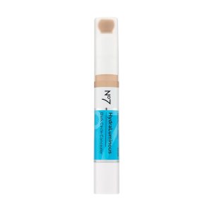 No7 Hydraluminous Concealer – Shade 3 – Full-Coverage Under Eye Concealer for Dark Circles with Caffeine & Ceramides – Hydrating & Brightening Concealer for Dark Under Eye Area (3.9ml)