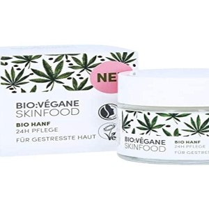 BIO:VEGANE SKINFOOD Organic Hemp 24 Hour Care For Stressed Skin 1.7 oz (50 ml)