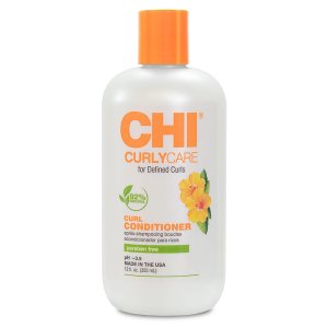 CHI CurlyCare Curl Conditioner, Hydrates Curls, Reduces Frizz & Increases Elasticity & Strength, Sulfate, Paraben, & Cruelty-Free, 12 Oz
