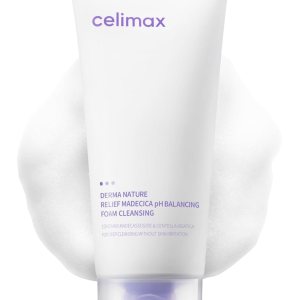 celimax Derma Nature Relief Madecica pH Balancing Foam Cleansing | Foaming Face Wash Cleanser, Hydrating, Soothing, Moisturizing, 150ml