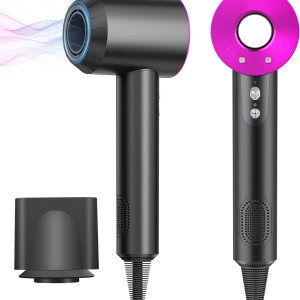 Hair Dryer, 130000RPM High Speed Professional 200M Negative Ionic Blow Dryer for Fast Drying, 3 Temps & 3 Speeds, Lightweight Portable Hairdryer for Travel, Suitable for All Hair Types