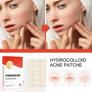 Best 2024 acne pimple patch daytime 144pcs/set Face Skin Care Acne Pimple Patch 2 Sizes Invisible Professional Healing Absorbing Spot Sticker Covering for Men Women