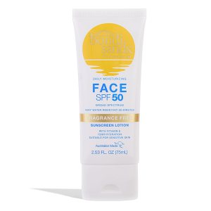 Bondi Sands Fragrance Free Daily Sunscreen Face Lotion SPF 50 | Hydrating UVA + UVB Protection, Non-Greasy, Gentle, Water Resistant | 2.53 Oz/75 mL
