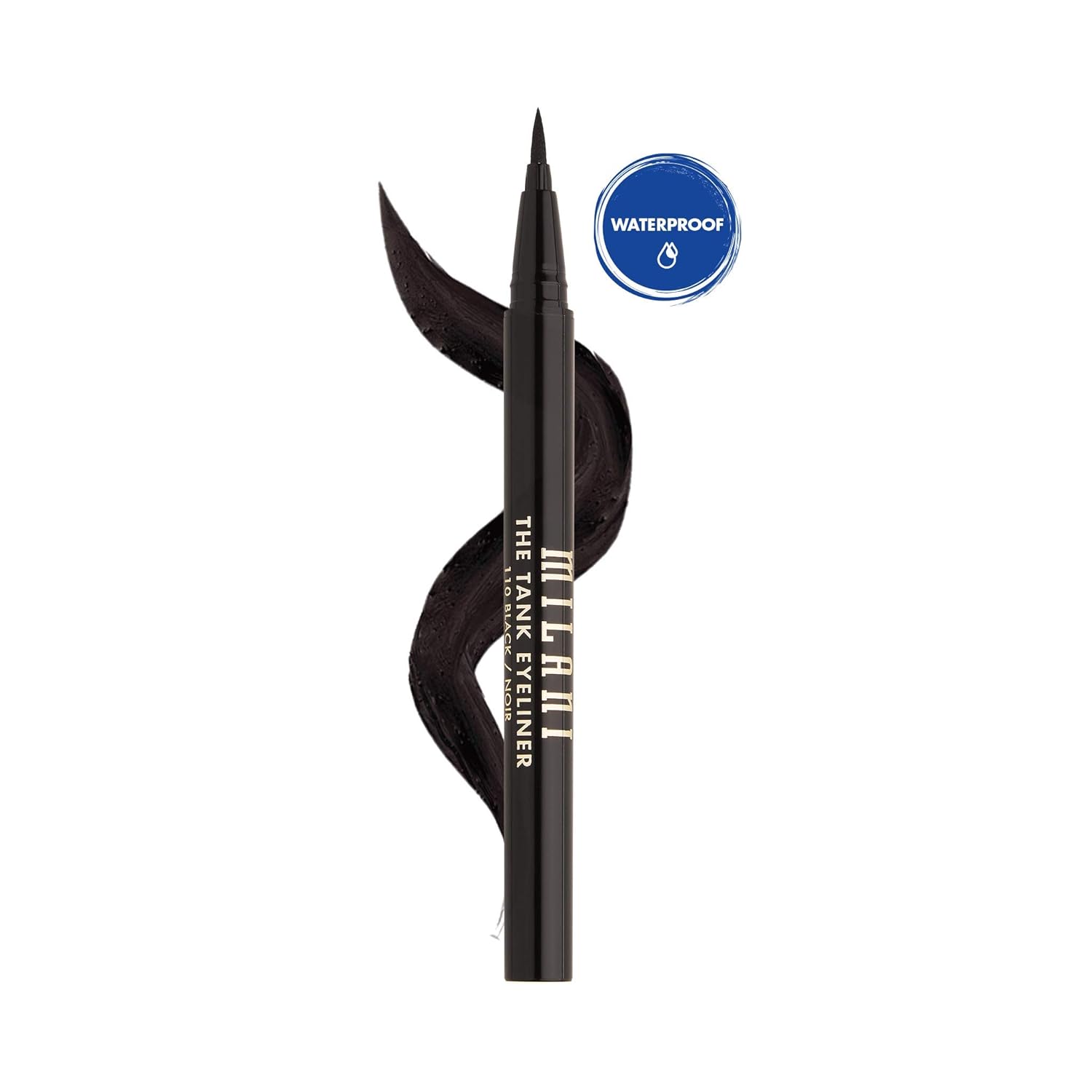 Milani The Tank Liquid Eyeliner – No-Skip, Waterproof, Long Lasting, Smudgeproof, Black, Cruelty-Free, 12 Hour Wear, Tips & Tricks Milani The Tank Liquid Eyeliner – No-Skip, Waterproof, Long Lasting, Smudgeproof, Black, Cruelty-Free, 12 Hour Wear, Tips & Tricks