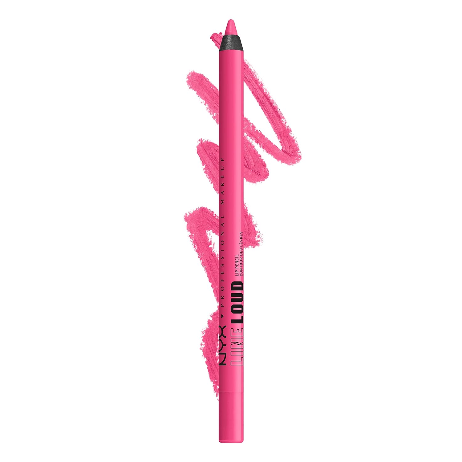 NYX PROFESSIONAL MAKEUP Line Loud Lip Liner, Longwear and Pigmented Lip Pencil with Jojoba Oil & Vitamin E – Movin’ Up (Bright Pink Peach) NYX PROFESSIONAL MAKEUP Line Loud Lip Liner, Longwear and Pigmented Lip Pencil with Jojoba Oil & Vitamin E – Movin’ Up (Bright Pink Peach)