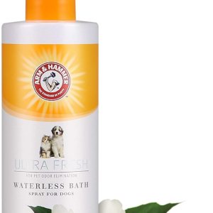 Arm & Hammer for Pets Ultra Fresh Waterless Bath Spray for Dogs in White Jasmine Scent | Dry Dog Shampoo, Dog Spray | Waterless Dog Shampoo and Dog Deodorizing Spray, Dog Spray Deodorizer Perfume