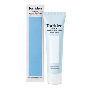 Torriden DIVE-IN Watery Moisture Sunscreen SPF50+ PA+++, 10D Hyaluronic Acid for Hydrated, Plumpled, and Supple Skin, Lightweight Sun Protection for Sensitive Skin – Korean Skincare