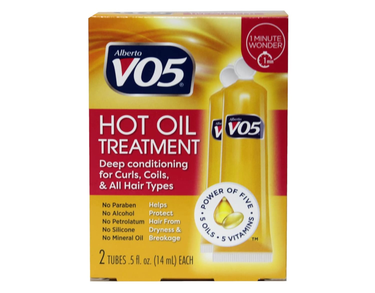 VO5 Hot Oil Therapy Moisturizing Treatment 2 ea VO5 Hot Oil Therapy Moisturizing Treatment 2 ea