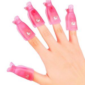 10pcs Acrylic Nail Art Soak off Cap Clip, Soak Off Gel Polish Remover, Nail Clips for Polish Removal, Nail Polish Remover Clips, Nail Soak off Clips, Gel Polish Remover Clips