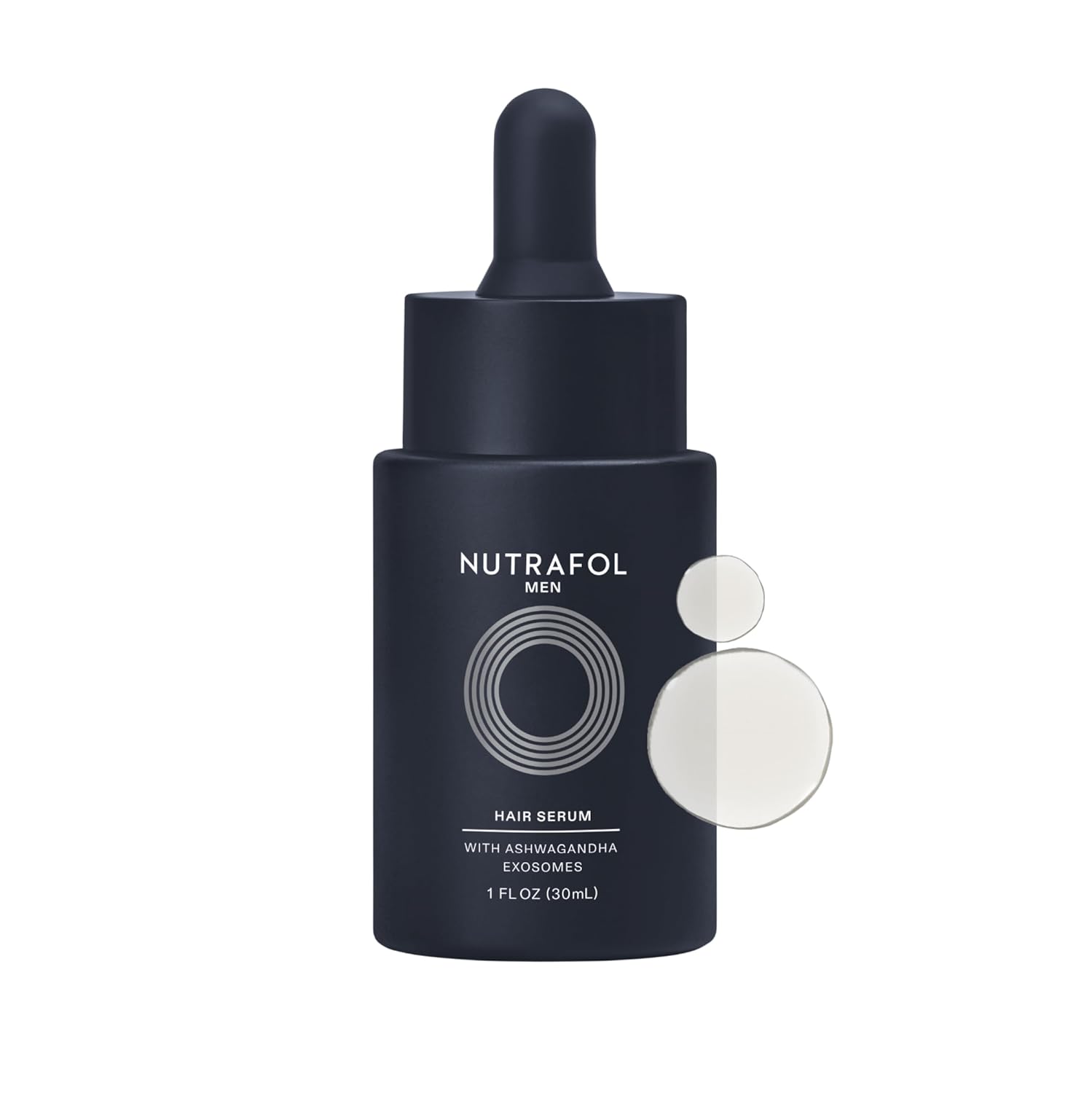 Nutrafol Men’s Hair Serum, Clinically Tested to Support Visibly Thicker Hair & Scalp Coverage, Lightweight & Non-Greasy, for Daily Use- 30mL, 1 Bottle Nutrafol Men’s Hair Serum, Clinically Tested to Support Visibly Thicker Hair & Scalp Coverage, Lightweight & Non-Greasy, for Daily Use- 30mL, 1 Bottle